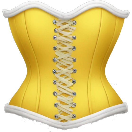 Yellow Corset emoji