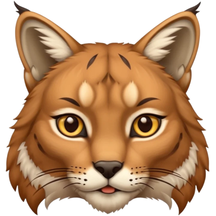 Tête de lynx emoji