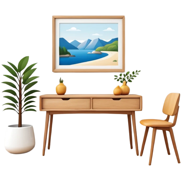 scandinavian style home decor emoji