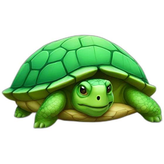 sleeping turtle emoji