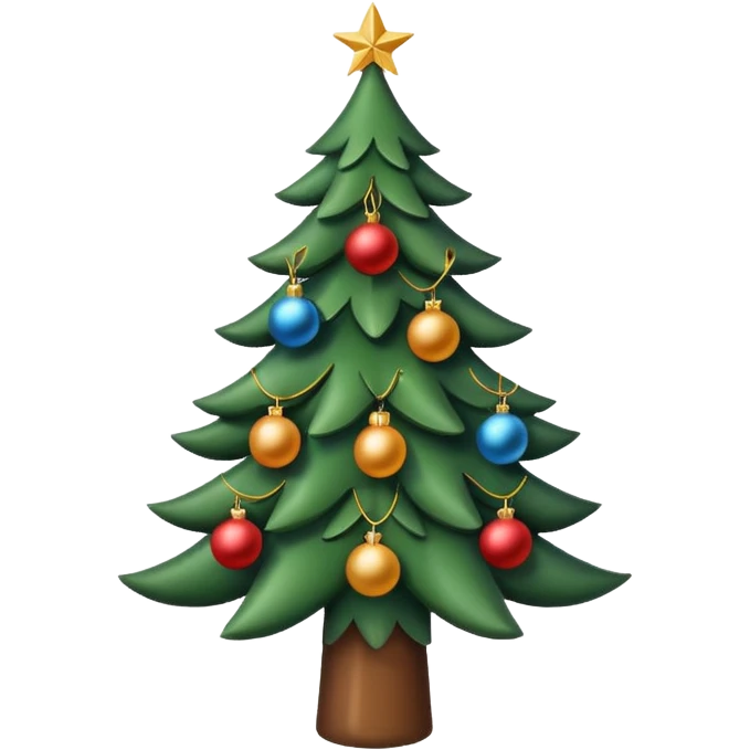 Christbäume emoji