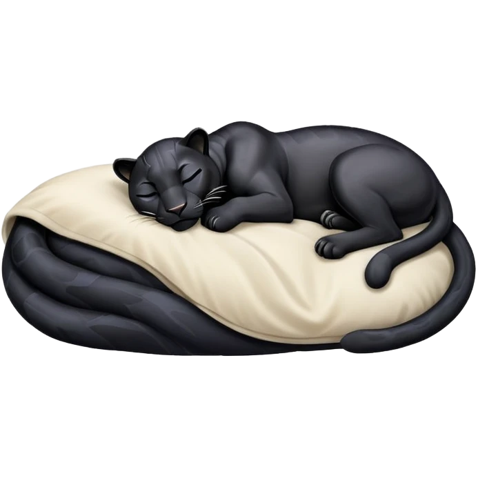 Black Panther sleeping emoji