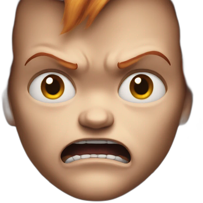 angry chucky emoji