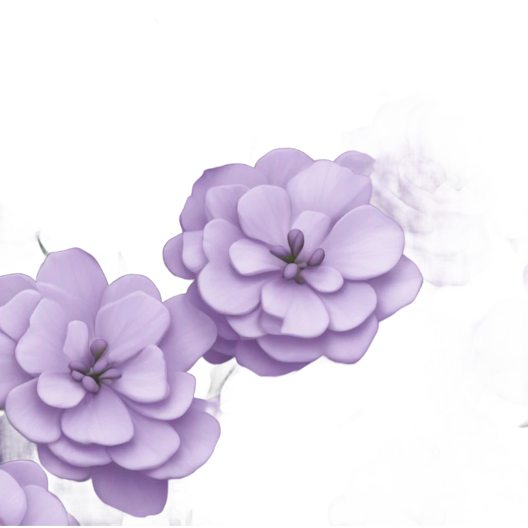 pale purple flower bouquet  emoji