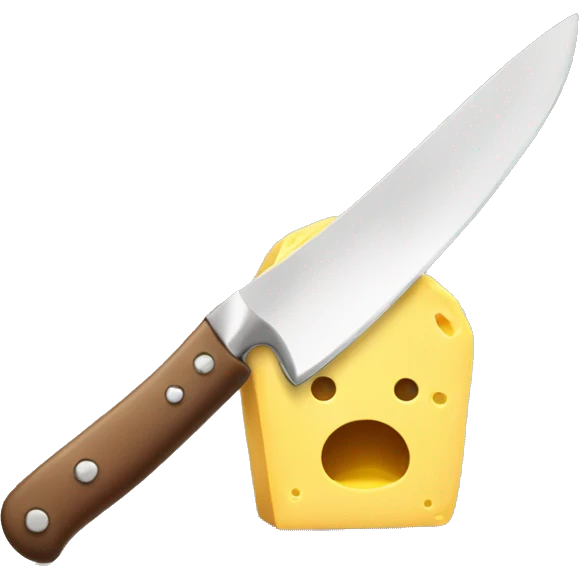 A hot knife through butter emoji