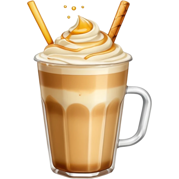 Ice latte honey salt emoji
