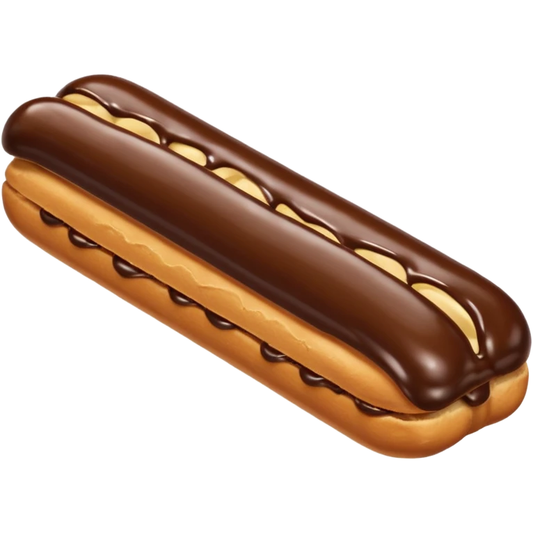 Chocolate-glazed éclair





















 emoji