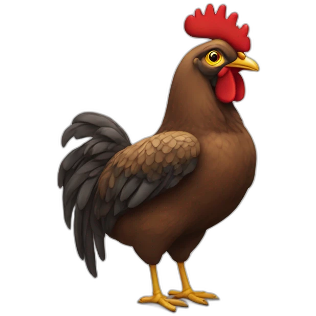 don pollo qui leve un doigt emoji