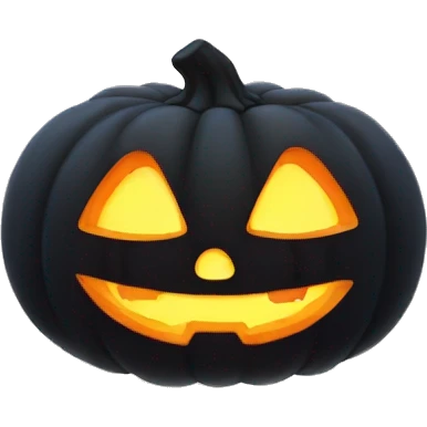Cat glowing Jack-o-lantern emoji