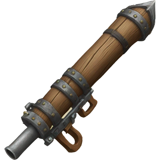 canon weapon from pirate boat emoji