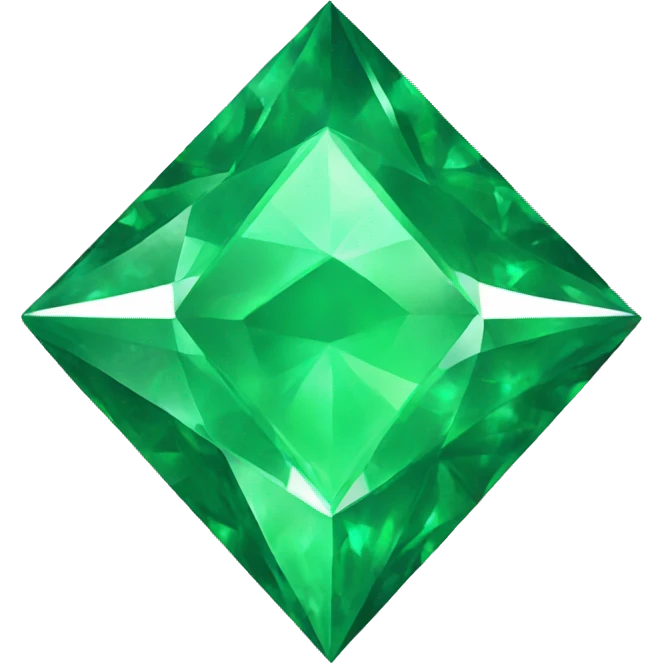 Green Diamond emoji