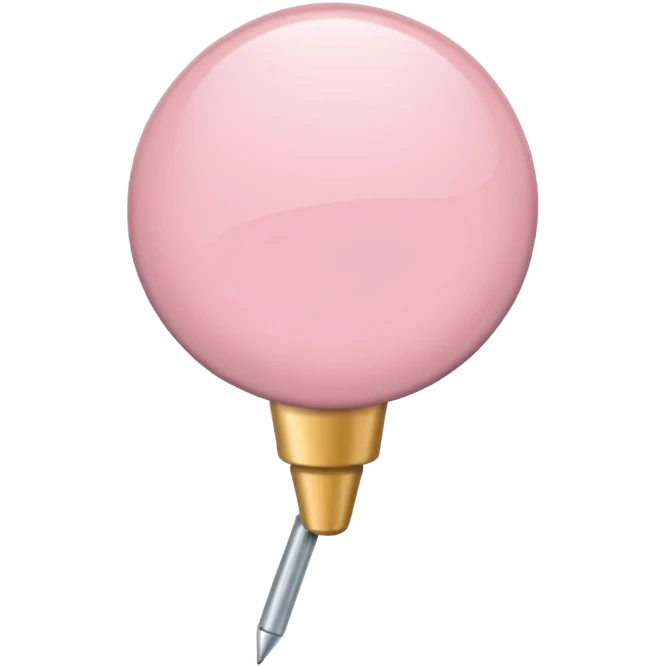 pale pink push pin  emoji