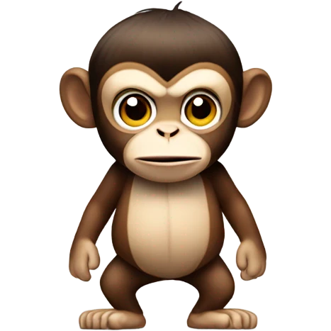 Robbie Williams as a monkey emoji