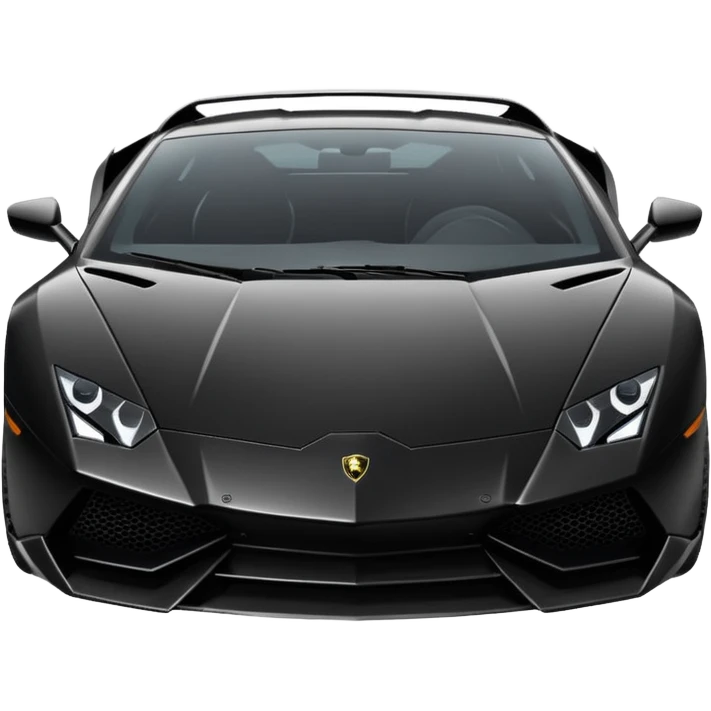 Black lamborghini emoji