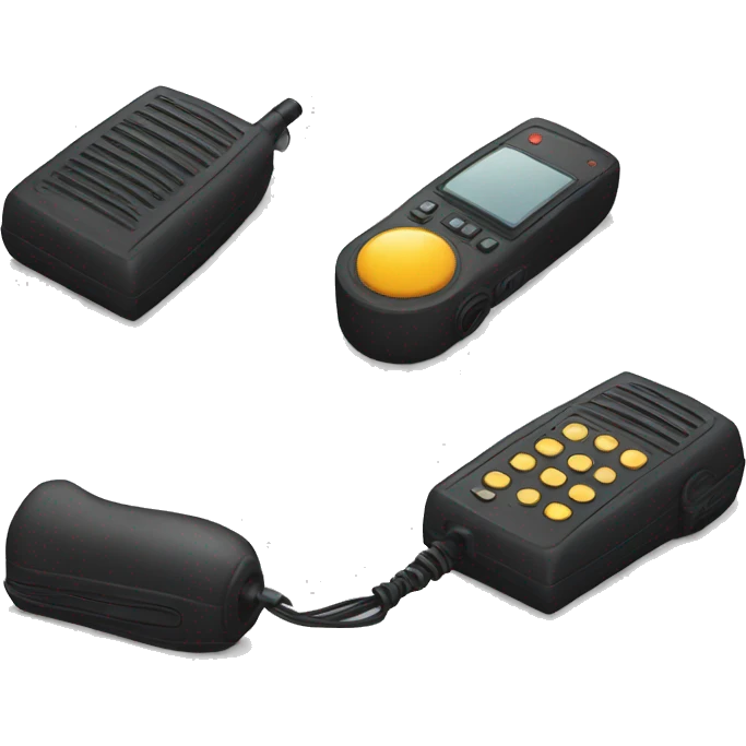 80's Walkie talkie emoji