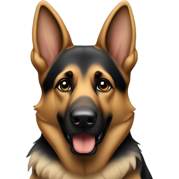 German shepherd  emoji