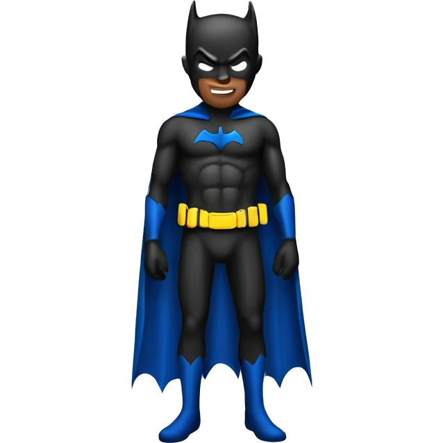Bat man standing emoji