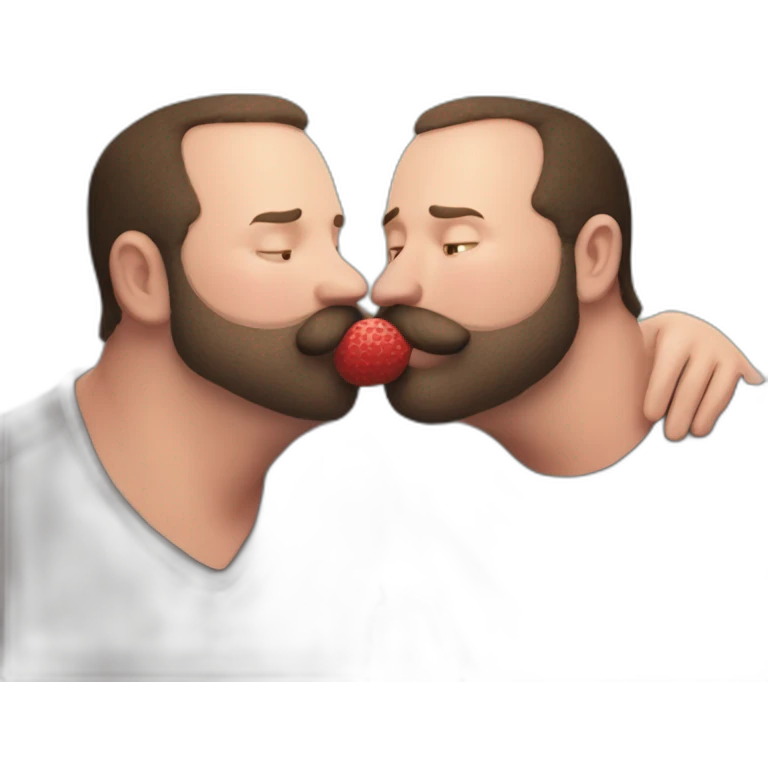 tom segura kissing bert kreischer emoji