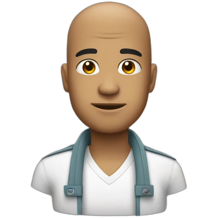 Un mec sans cheveux  emoji