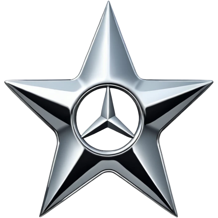 Mercedes car logo emoji