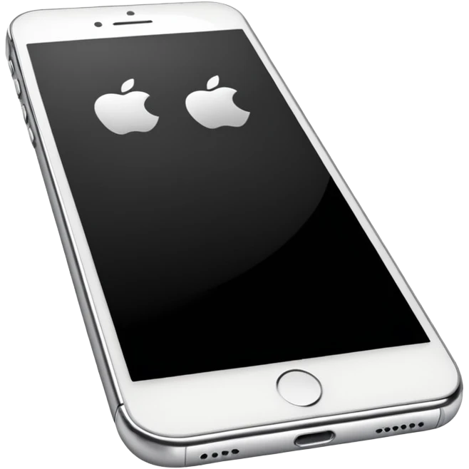 iPhone with black screen  emoji