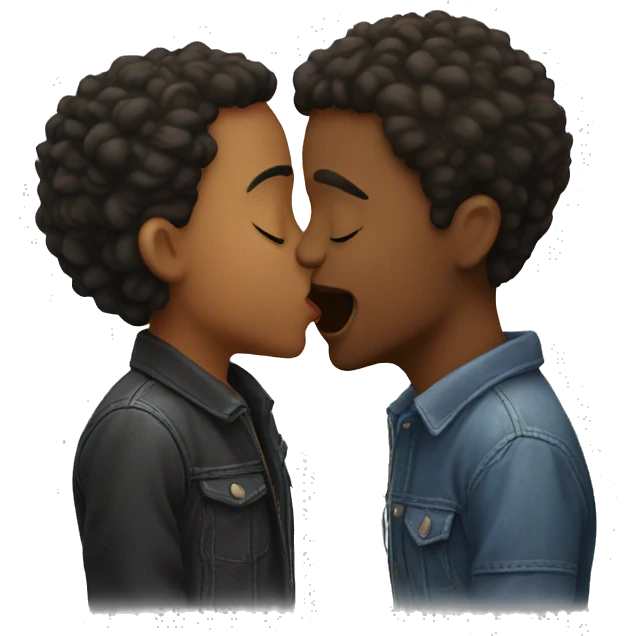 kiss-kiss emoji