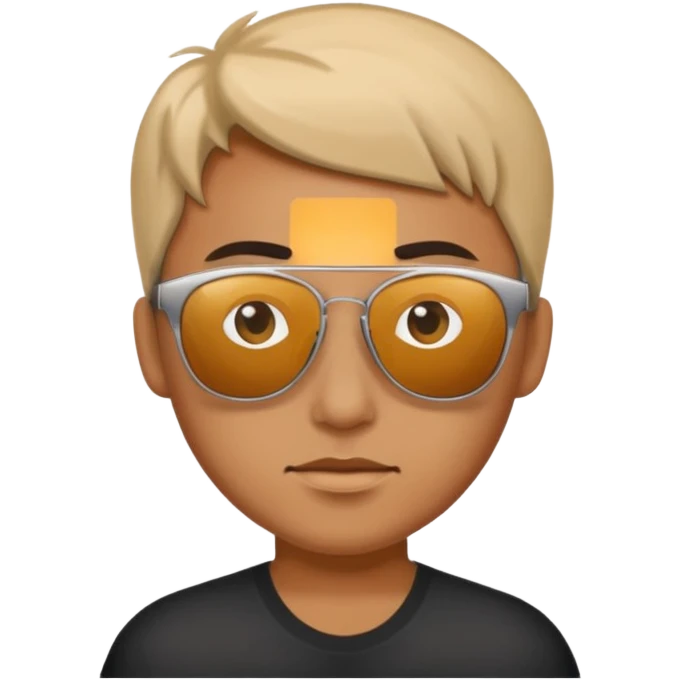 Mix this: ☹️😎 emoji