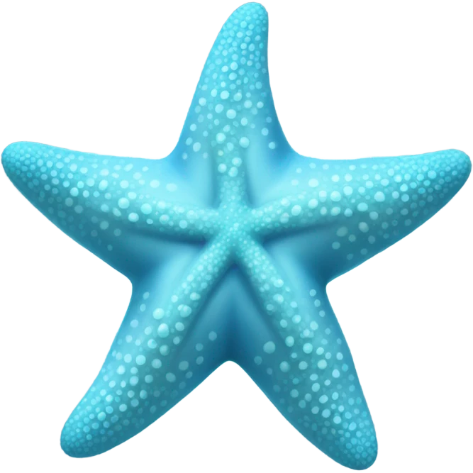 Light blue sea star emoji
