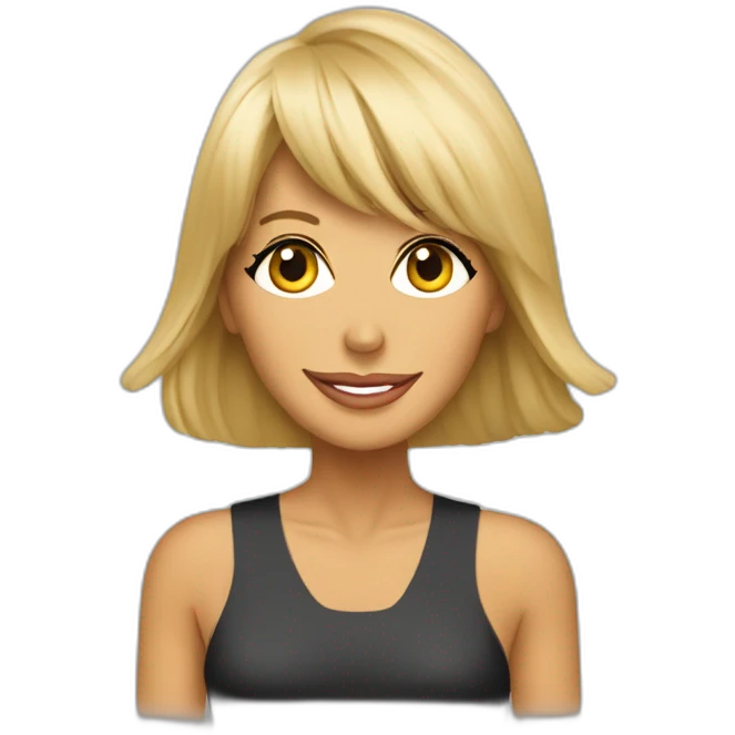 Brigitte Macron à la plage emoji