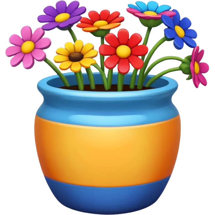flowers in a pot emoji