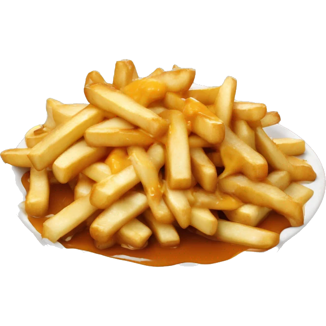 poutine qui mange une poutine emoji