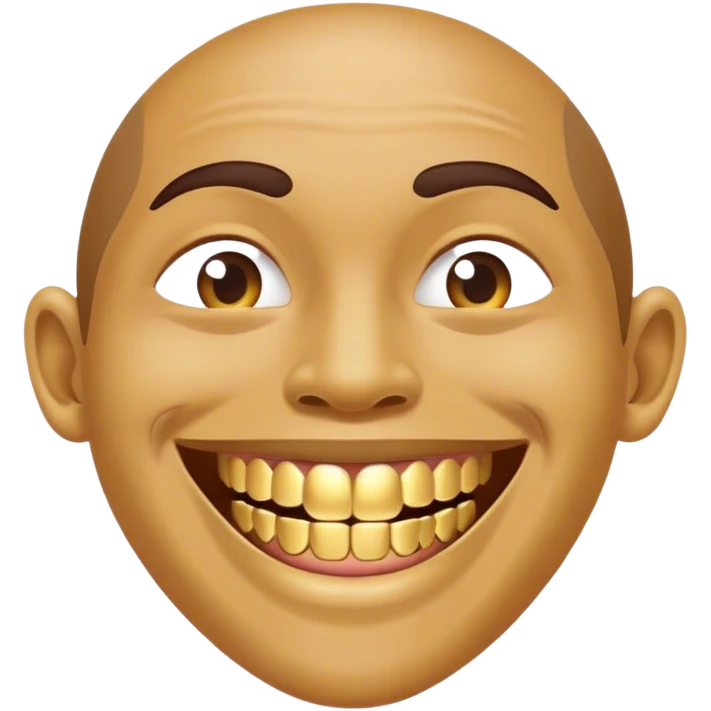 Gold teeth emoji