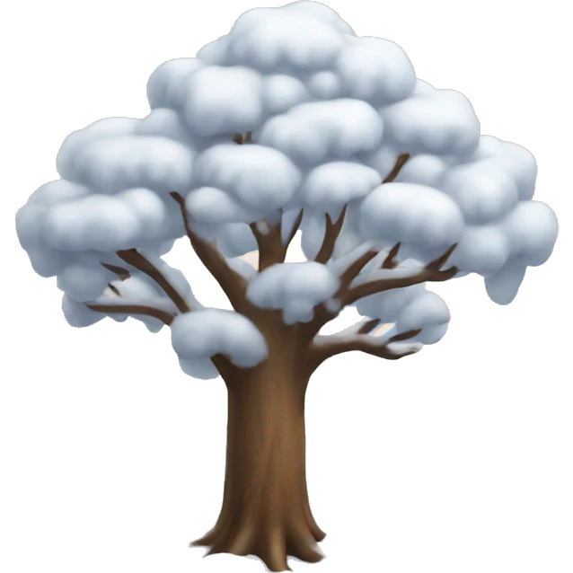 snow tree emoji