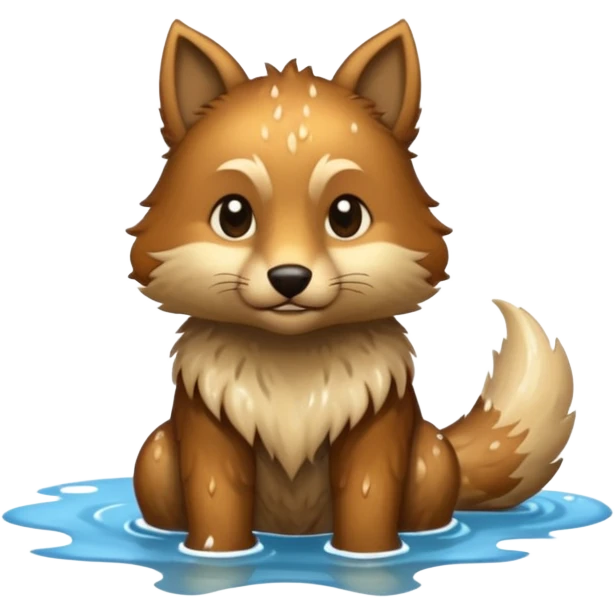 medieval animal in the lake emoji