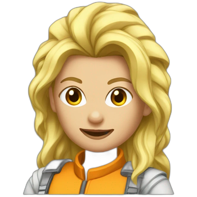 super saiyan engineer female emoji