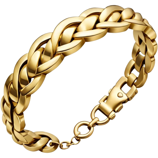 Gold bracelet emoji