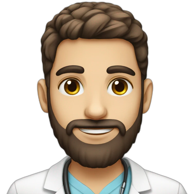 Jewish girl friend with ophthalmologist tall Arabic boy with beard emoji