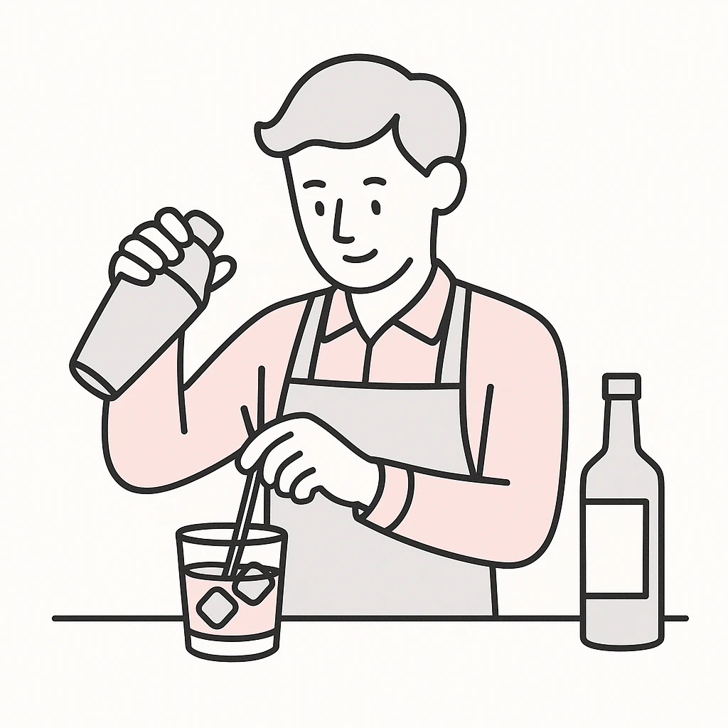bartender mixing drinks emoji