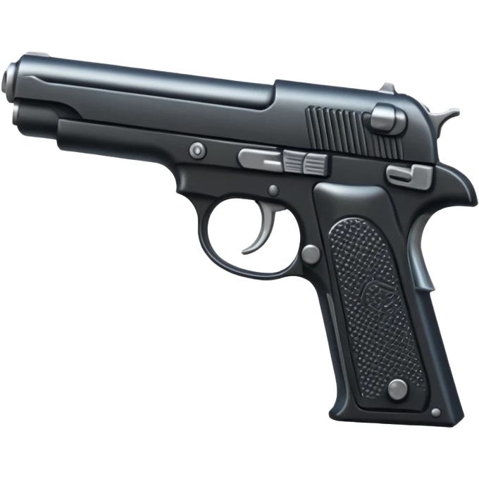large pistol emoji