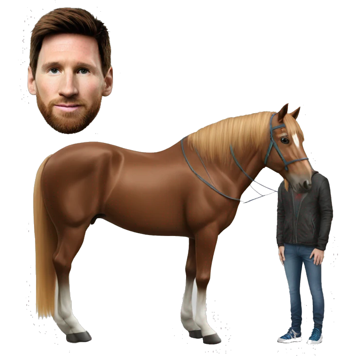 Messi a cheval emoji