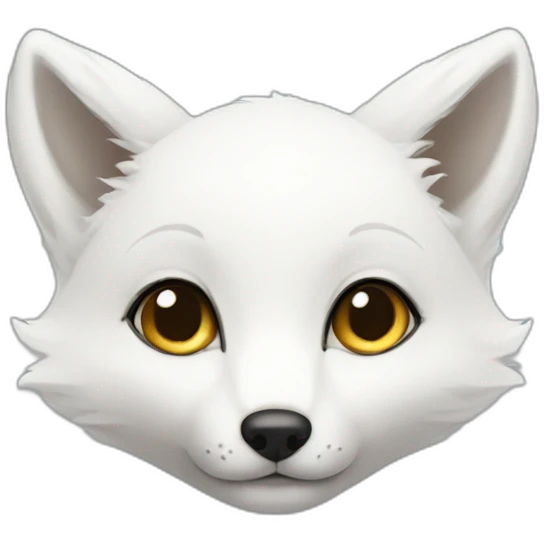 White baby fox emoji
