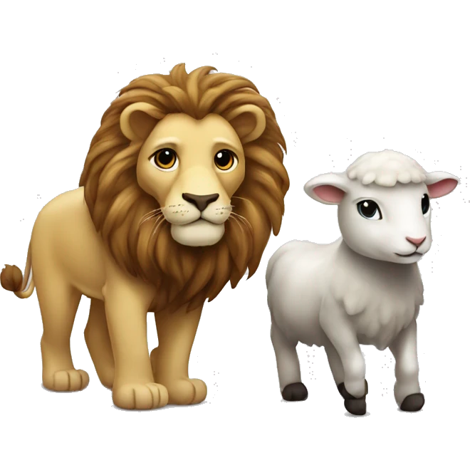 lion and the lamb emoji
