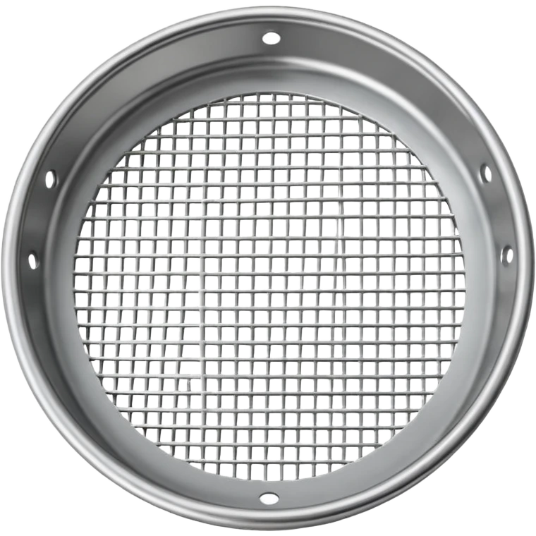 Sieve made from steel wire mesh emoji