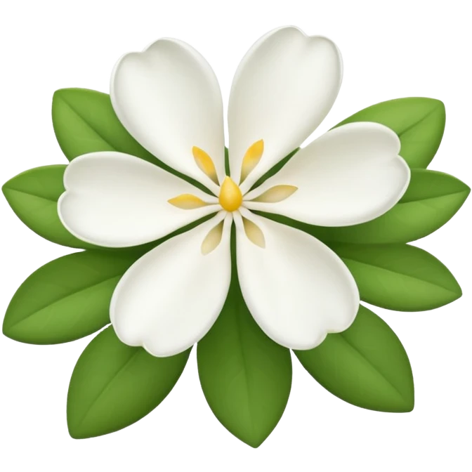 Mogra flower emoji