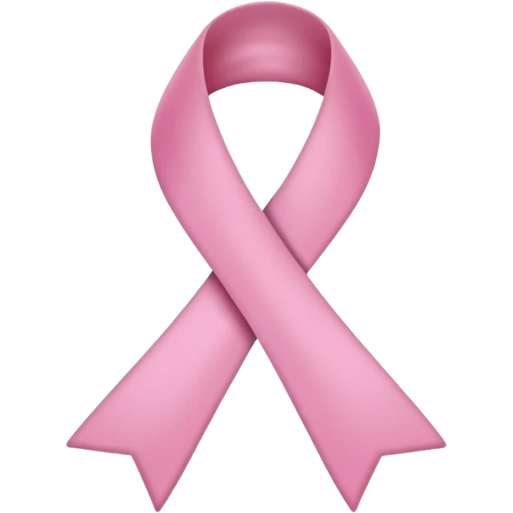 Lazo rosa cáncer mama emoji