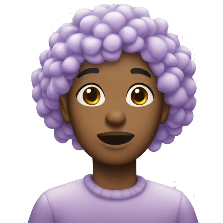 lilac christmas emoji
