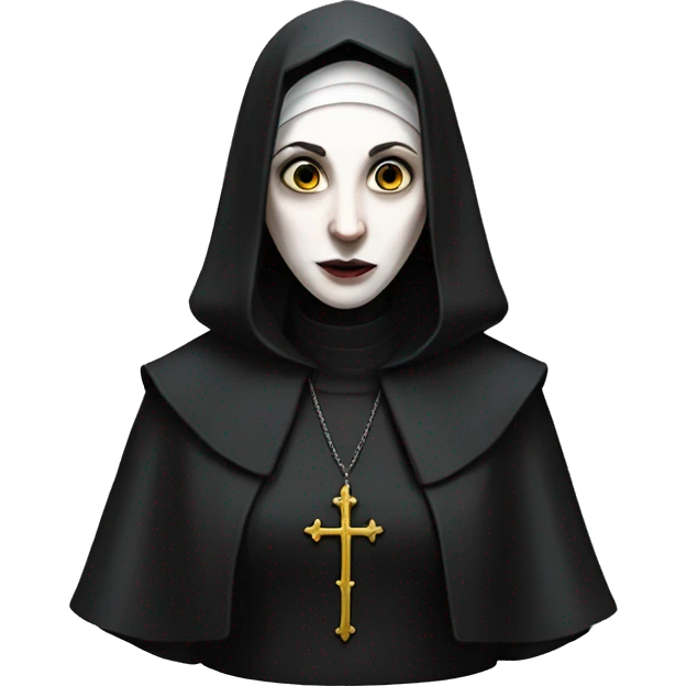 The nun, gothic emoji