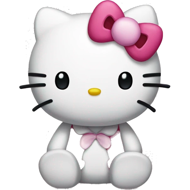 Sad hello kitty emoji
