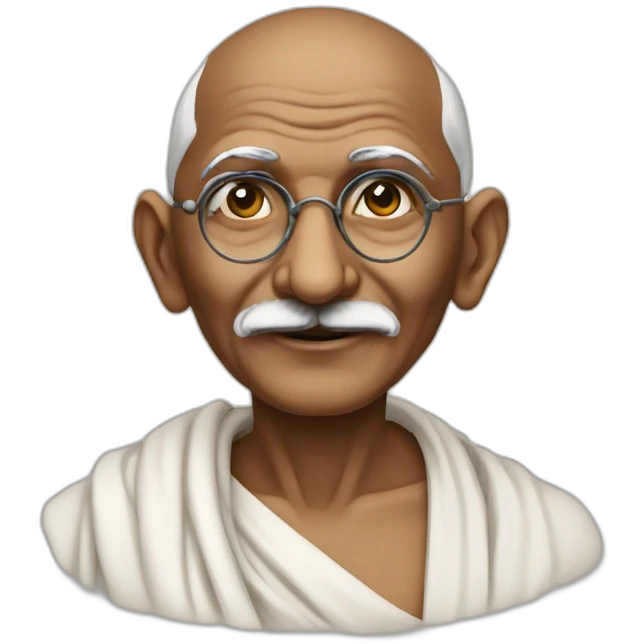 Mahatma Gandhi  emoji