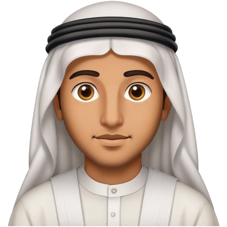 Arab guy standing emoji